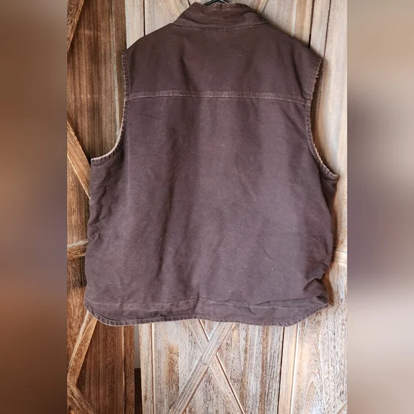 Carhartt Mens Denim Vest - Picture 3 of 6